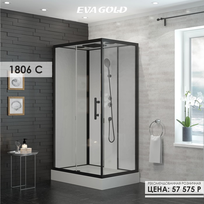 Современный дизайн ванной комнаты с душевой 2022: особенности конструкции.
